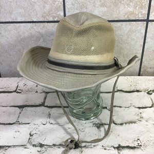 Broner Hat Unisex Size M Outback Drifter Solarweave Mesh Khaki Explorer Sun‎ Cap